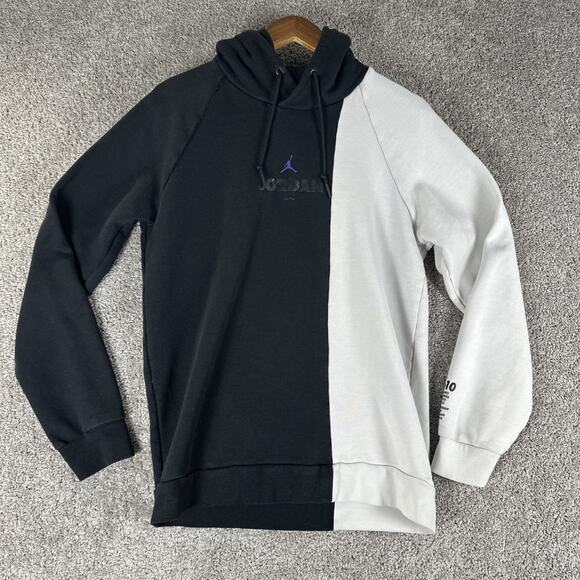 Nike Air Jordan Hoodie Mens M Colorblock Concord 11 Fly Legacy 72-10 Pullover - Picture 1 of 10